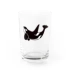 クジラの雑貨屋さん。のシャチ・グラス Water Glass :front