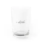 Ikotobaのkotoba,ロゴ Water Glass :front