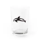 クジラの雑貨屋さん。のダンダラカマイルカ・グラス グラス前面