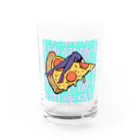 Mieko_Kawasakiの欲望のピザ🍕　GUILTY PLEASURE PIZZA HIGH HEEL Water Glass :front