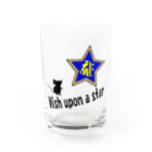 Yuko’ｓ Galleryの【開運祈願】星に願いを！ Wish upon a star! 子年生まれ守護梵字キリーク Water Glass :front