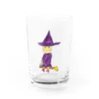 いいことかあるかもしれないお店の赤い靴を履いた魔女 Water Glass :front