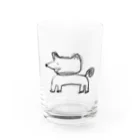 Fumito Abe / neccoのあべさんの犬 Water Glass :front