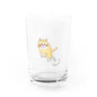 おちょねこのちゃとらcat Water Glass :front