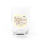 aNone sOnoneのスキニーギニアピッグイラストグッズ Water Glass :front