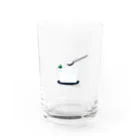 天ざるそばのヨーグルト（ゆっくりたいむ） Water Glass :front