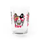 キッズモード某のねこLove Water Glass :front