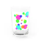 serena000の色ドット Water Glass :front