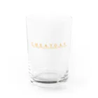 チ筋堂の今日はチートデーだ！ Water Glass :front