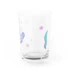 ゅの犬氏、はじめての海 Water Glass :front