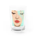 Ｍ✧Ｌｏｖｅｌｏ（エム・ラヴロ）の赤いくちびる💋 Water Glass :front