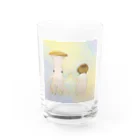 テンデンカのエリンギイカとシメジタコ Water Glass :front