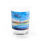 ゆるっとの台風の前のそら。 Water Glass :front