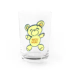 NAZU MINIのNAZU MINI bear （yellow）グッズ グラス前面