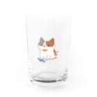 AmuAmu shopのお魚つかまえたねこ Water Glass :front