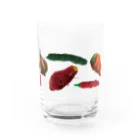 SHOP AKAONIの毛糸で編んだ野菜 Water Glass :front