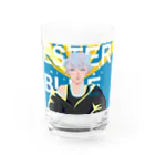 田団団長@ナマハゲダーのESTER BLLUE  Water Glass :front