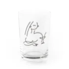 MINAMOMOKOのしっとりさん Water Glass :front