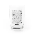 menemeneの AQUARIUM CIRCUS -black line- Water Glass :front