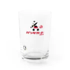 LittleLoroのGO GO! パンダカートmini カタカナロゴ Water Glass :front