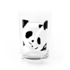 LittleLoroのPANDA COMPLEX パンダ頭複合体 0469 Water Glass :front