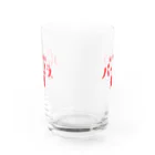 ハナエのお部屋の秘密結社パイスラ 【赤】 Water Glass :front