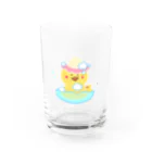 おてんば魔法店のあひるちゃんのぷかぷかバスタイム Water Glass :front