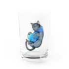 miku'ꜱGallery星猫のロシアン ブルー ハート💙 Water Glass :front