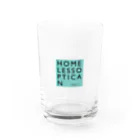 HOMELESS OPTICANのLOGO PRINTED GLASS グラス前面