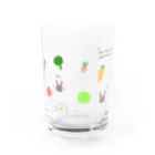 Mimileeの好き嫌いの多いウサギ Water Glass :front
