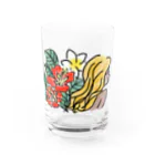 downtheseaのsummer girl Water Glass :front