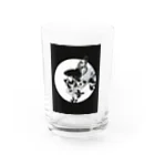 切り絵師 清葉 KIYOHAの☠️ Water Glass :front