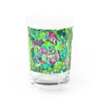 Parfume-weaverの万華鏡　グリーン Water Glass :front