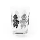 あんこらちの黒★遮光機土偶コップ Water Glass :front