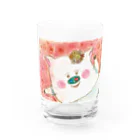 花と雲の風にスイングドロシー Water Glass :front