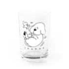 いぬけんやさんのいぬけん「むっ」 Water Glass :front