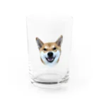 KANTAROの柴犬 かんたろう(油絵) Water Glass :front