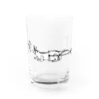 馴鹿 Jun-Rokuのクッキーの運び屋イタチ Water Glass :front