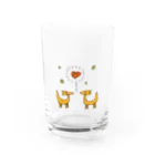 MichWich DesignのFox in Love♡ Water Glass :front