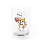 楽猫楽描しげ屋の鶏白湯にゃんこ Water Glass :front