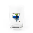 5to_san 【ごとさん】の頑張るサラリーにゃん（通勤編） Water Glass :front