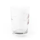 花のお茶会コップ Water Glass :front