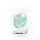 mofusandの海とにゃんこ Water Glass :front