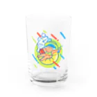 SPACEのクリームソーダ Water Glass :front