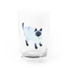 suzuejyaのシャムムムん Water Glass :front