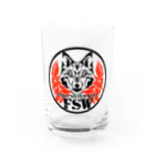 グレサラ・ショップのFSW(赤黒) Water Glass :front