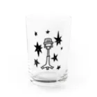 cosmicatiromの漫才マイク Water Glass :front