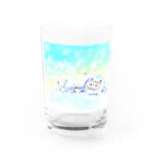 灯さかすのひんやりペンギンましまろう Water Glass :front