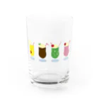 Panda factoryの飲み物とおやつ Water Glass :front