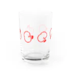 らぷるのらぷるコロコログラス赤 Water Glass :front